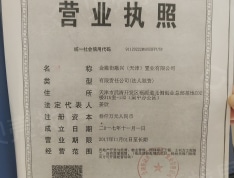 金融街金悦府开发商营业执照