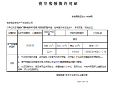 融创广场预售许可证