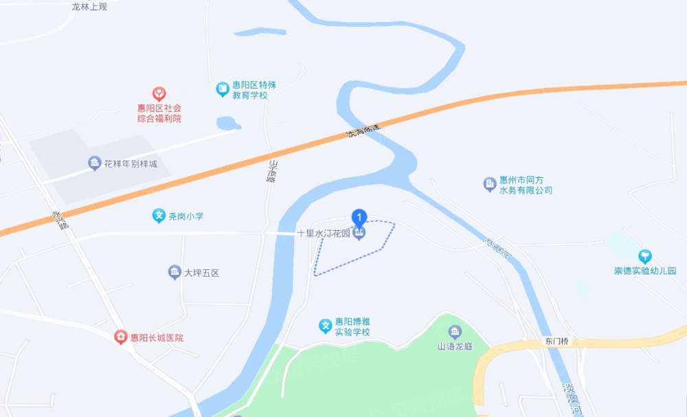 十里水汀花园区位