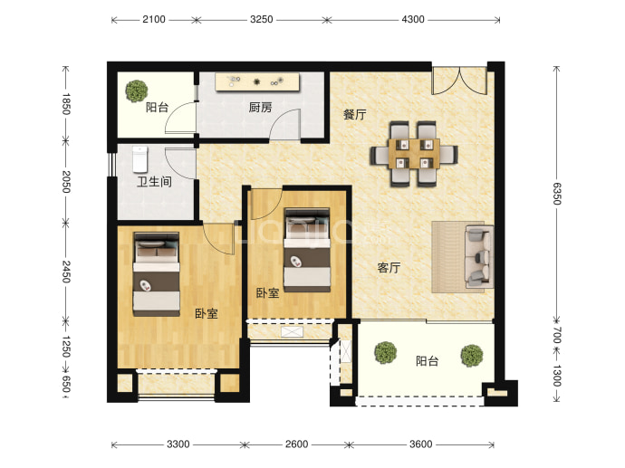 世茂福晟深中壹城--建面 82m²