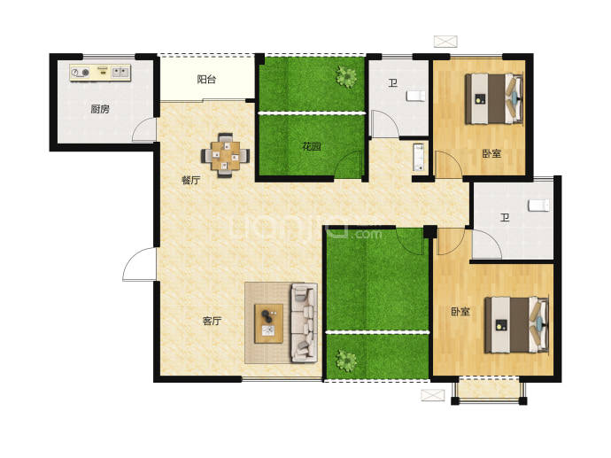 荣御--建面 131m²