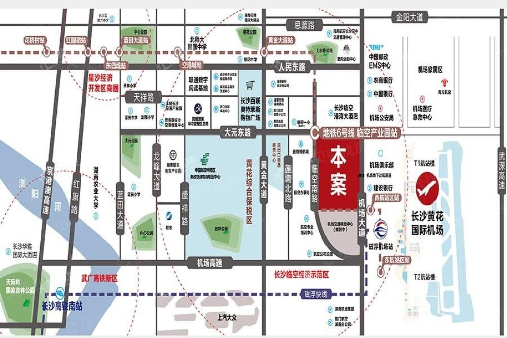 湘域国际广场区位