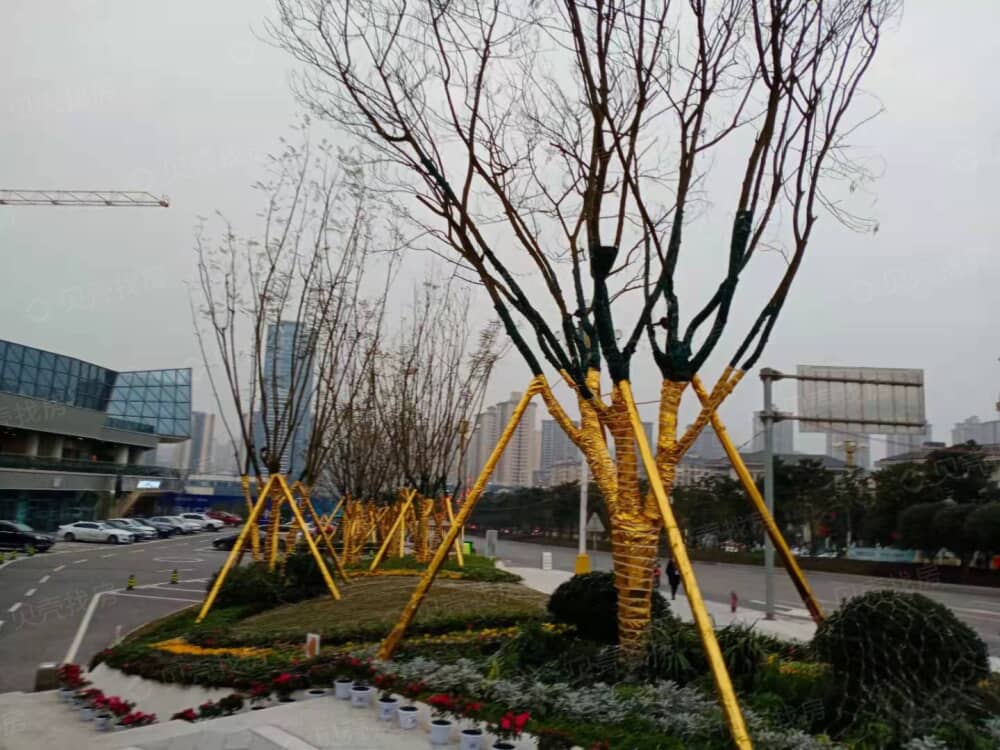 江津万达广场-莲花石坊BLOCK商业街区实景图