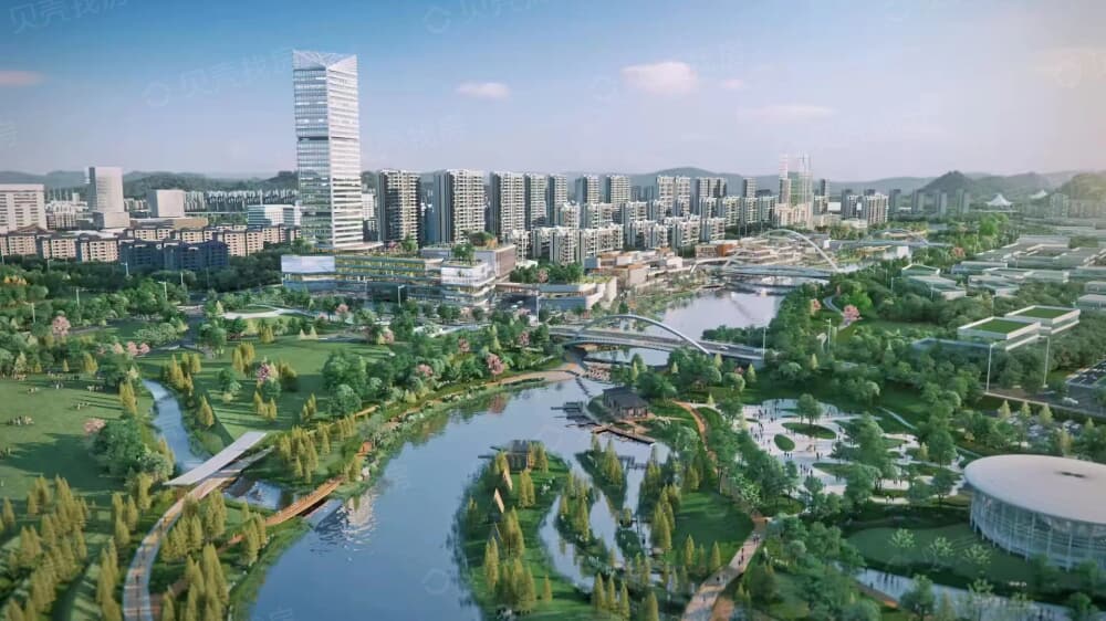 联投花山河效果图
