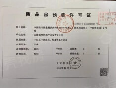 悦泰中南锦里预售许可证