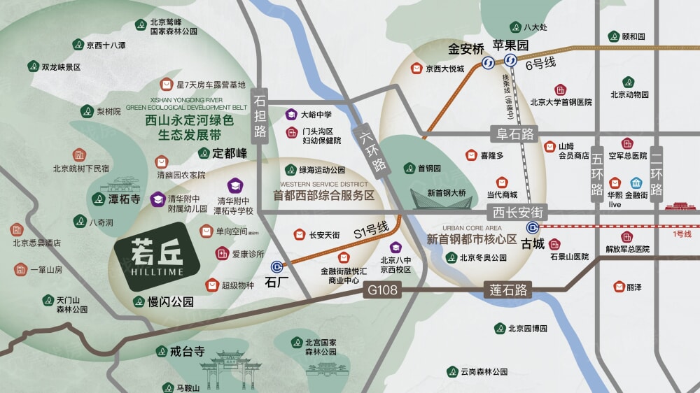 若丘区位
