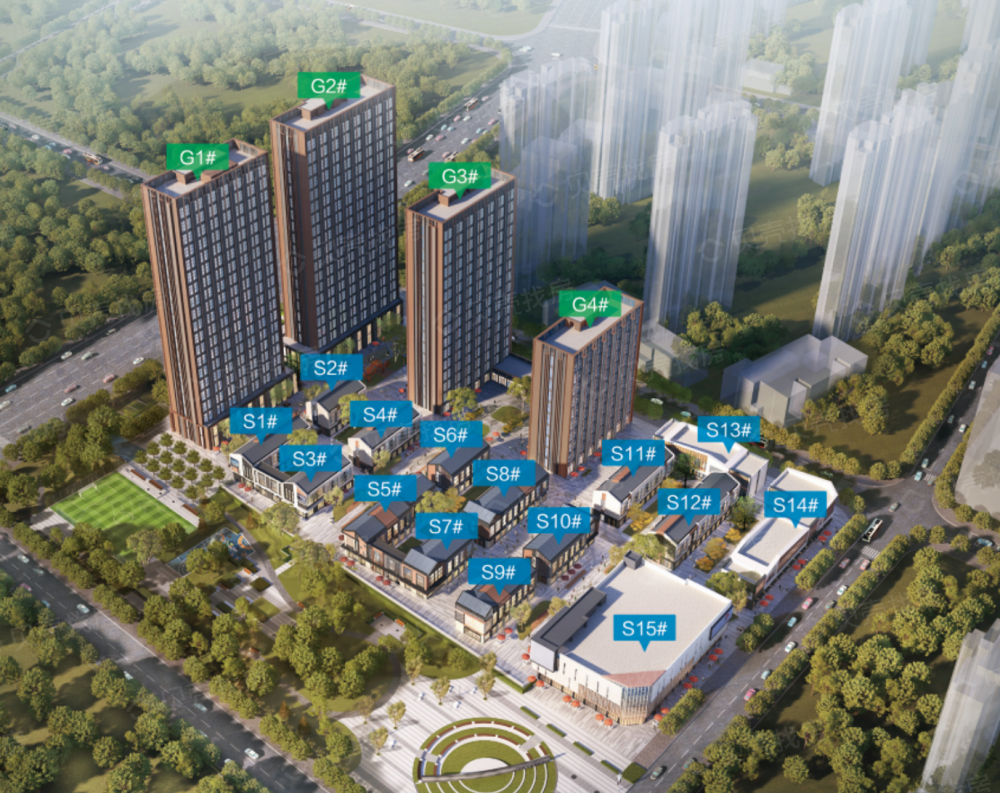 远洋钻石湾四季观澜效果图