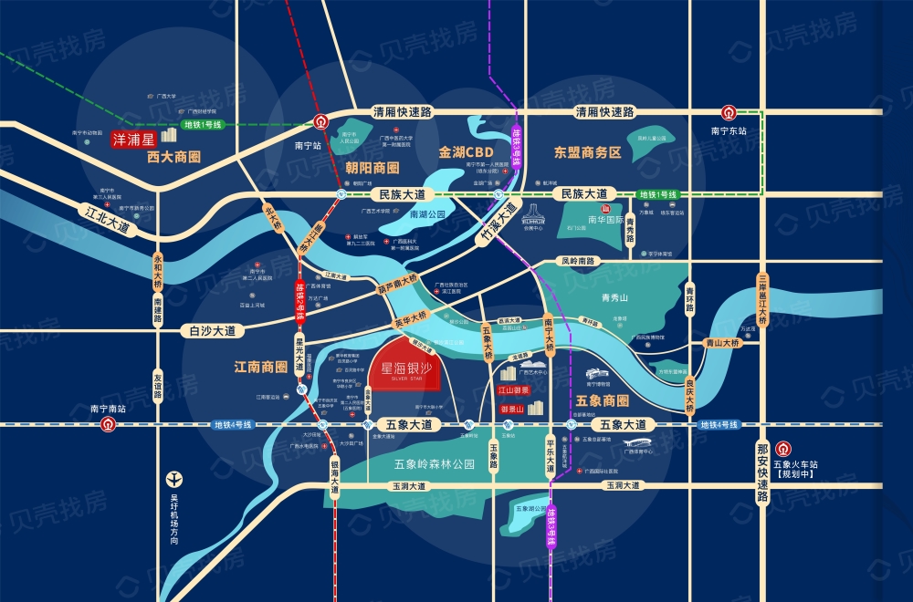 星海银沙区位