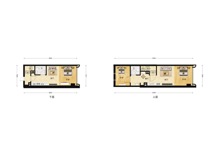 中一鲲出--建面 54.8m²