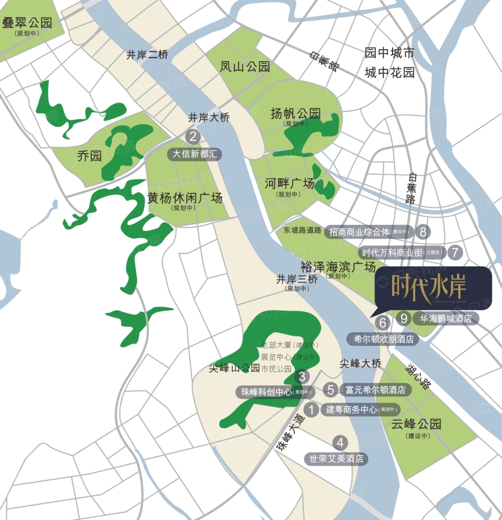 时代水岸效果图