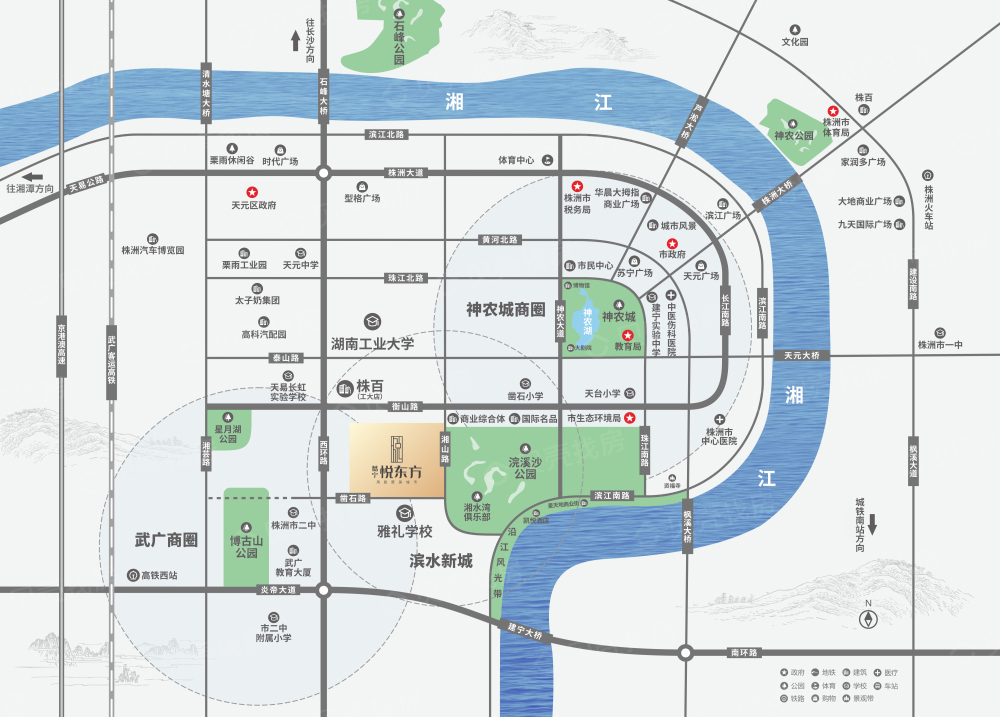 葛宁悦东方府区位