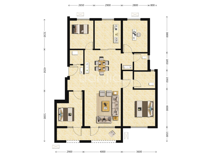 国祥府--建面 127m²