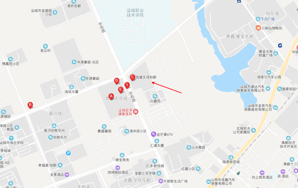 西建天茂和郡区位