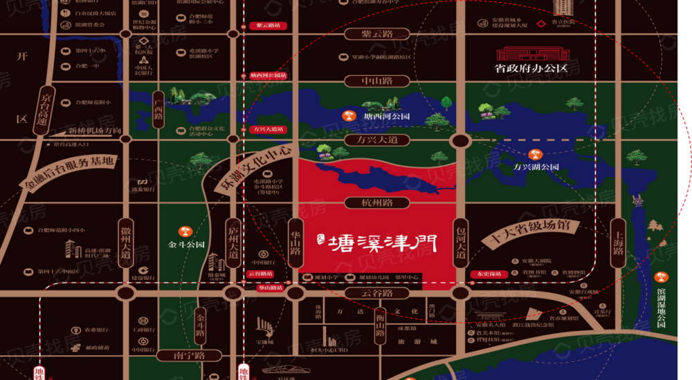 文一塘溪津门区位
