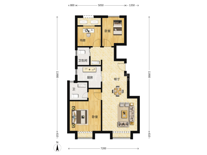 电建·洺悦湾--建面 89m²