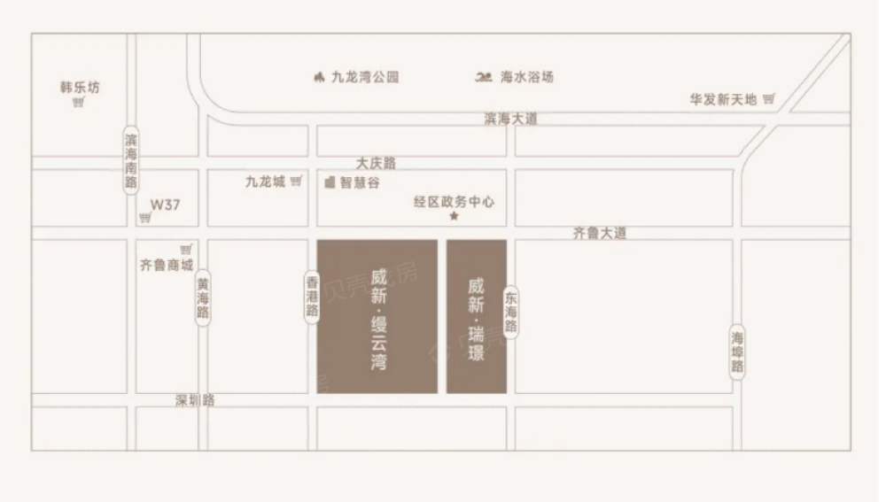威新缦云湾区位
