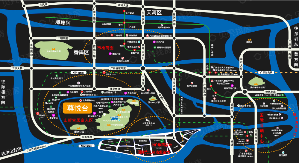 尊悦台区位