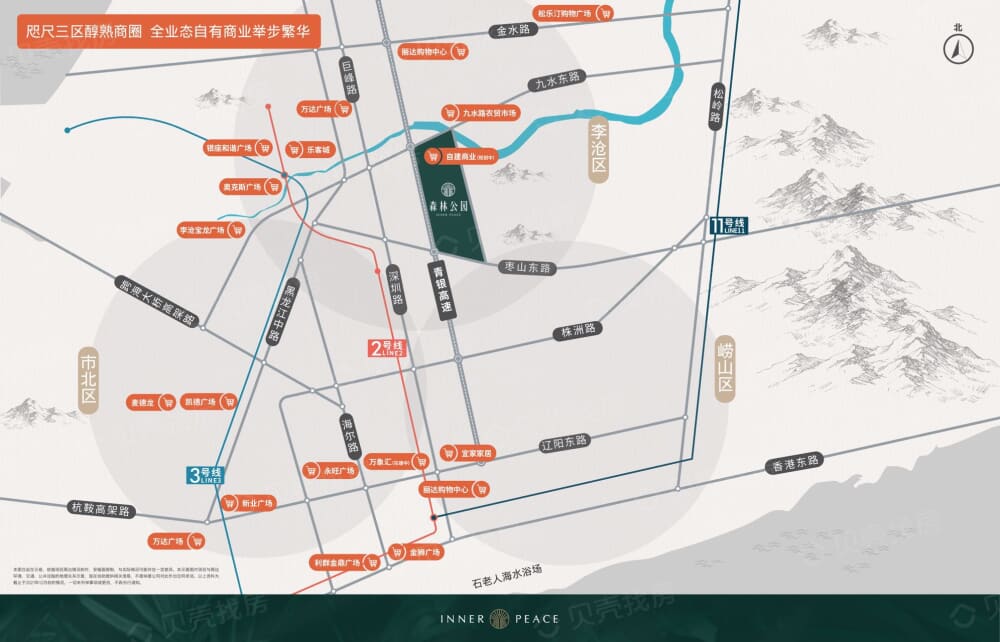 森林公园区位