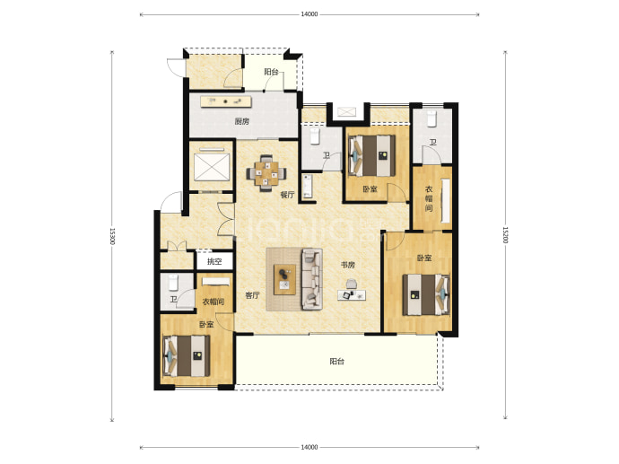 融城昆明湖--建面 183m²
