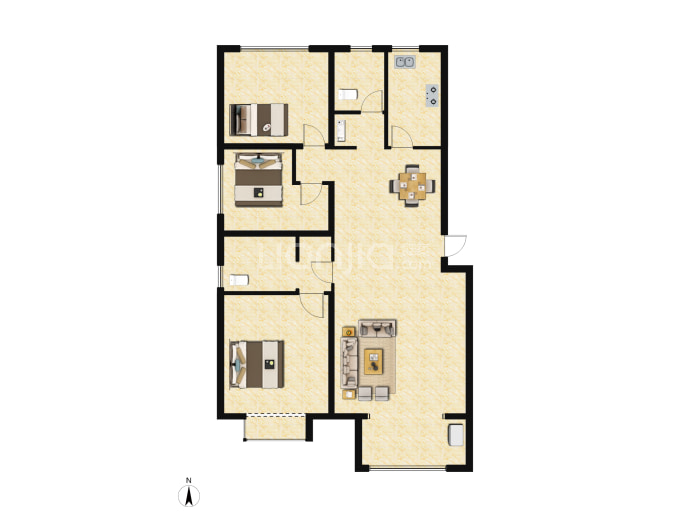 郎府书苑--建面 116.18m²