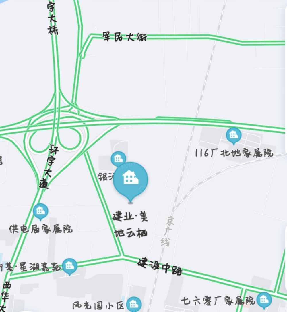 建业美地云栖区位
