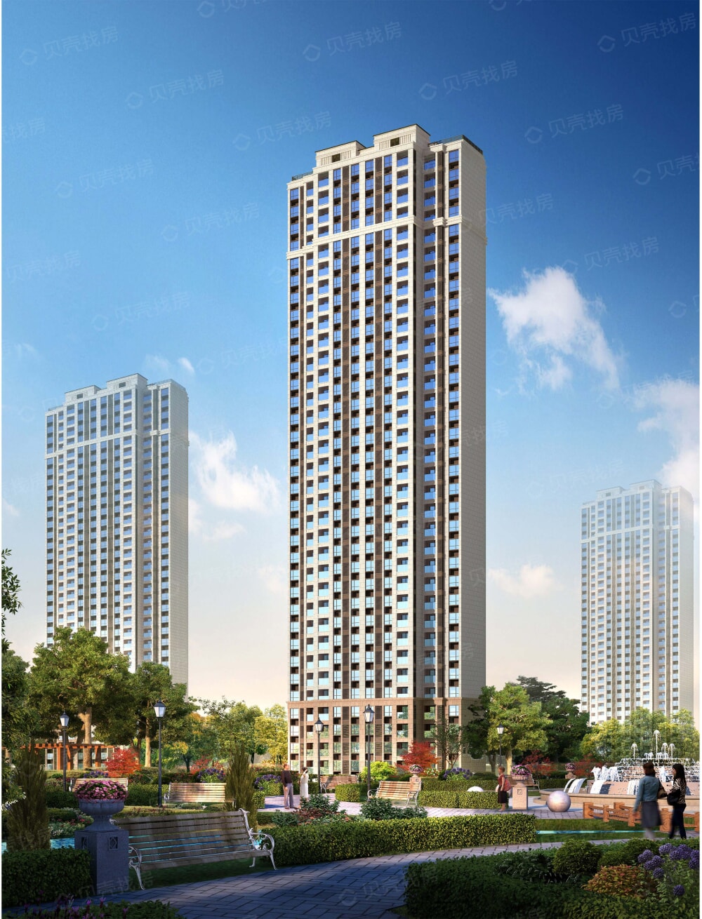 【汇泉博澳东悦城_洛阳汇泉博澳东悦城楼盘】效果图相册-洛阳贝壳新房