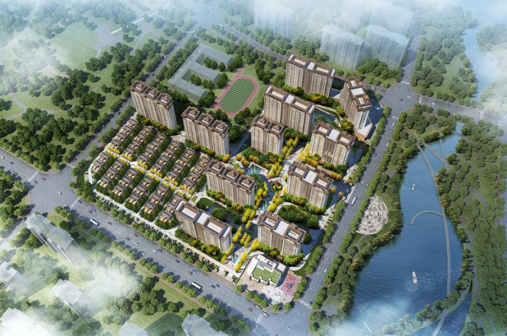 华发中城中央公园效果图