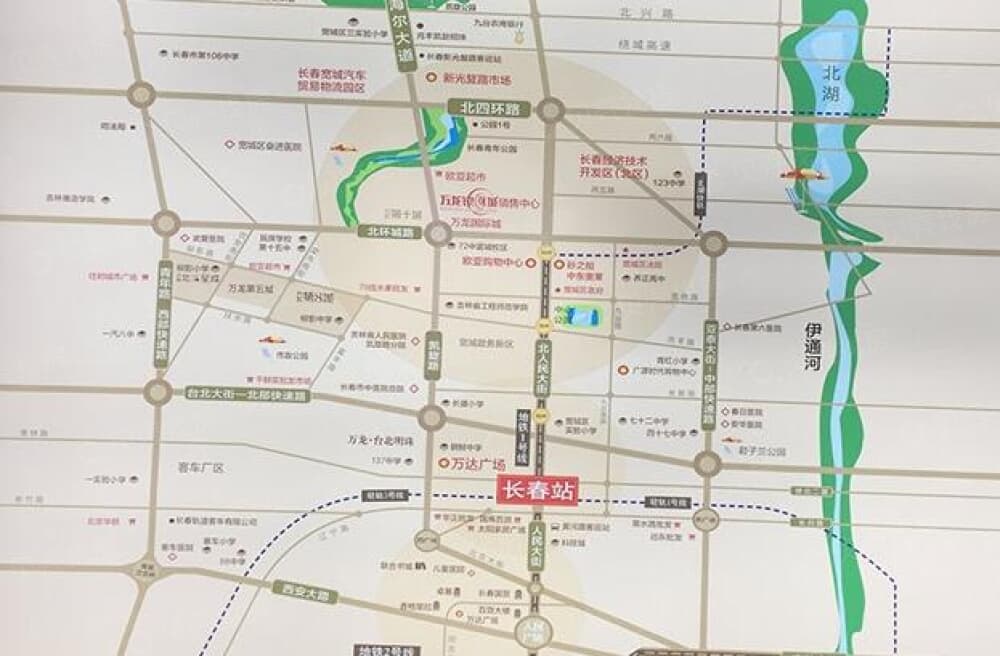 万龙银河城北区区位
