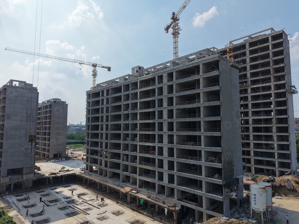 郸城建业府二期北院项目现场