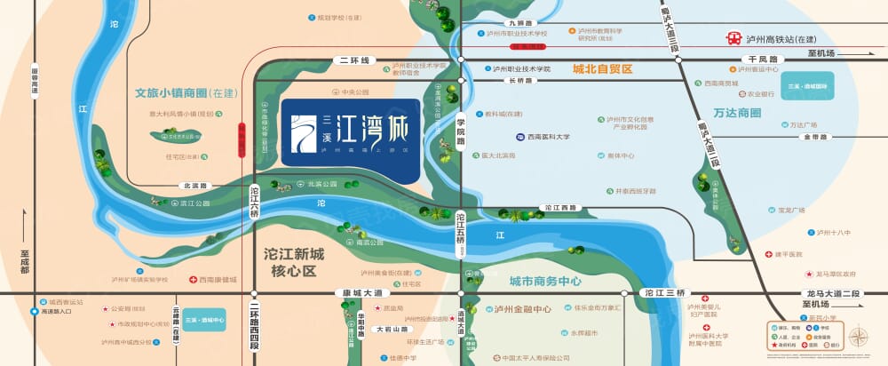 江湾城B组团区位