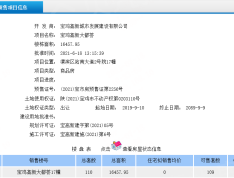 宝鸡高新大都荟预售许可证