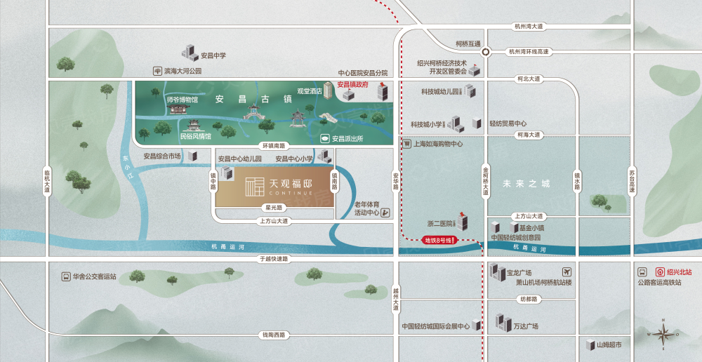 天观福邸区位