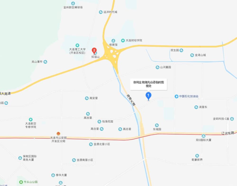 保利金地湖光山语B/C区区位