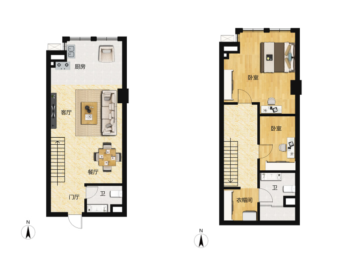 恒和智系--建面 60.45m²