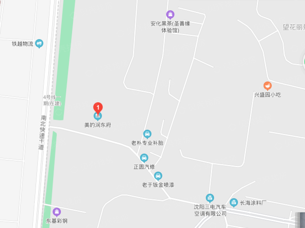 美的润东府区位