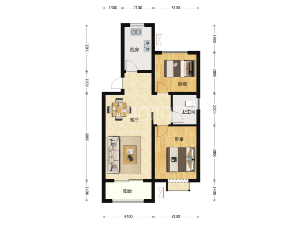 【亿博·棠樾府_天津亿博·棠樾府楼盘】户型图|房型图-天津贝壳新房