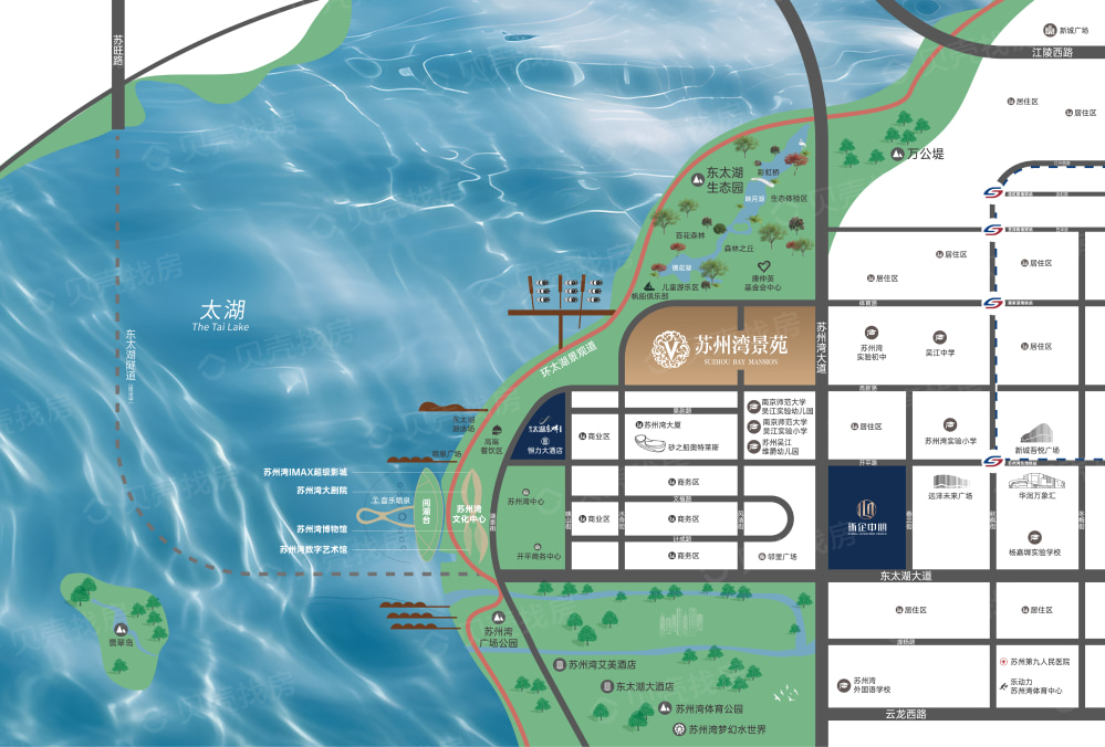 苏州湾景苑区位