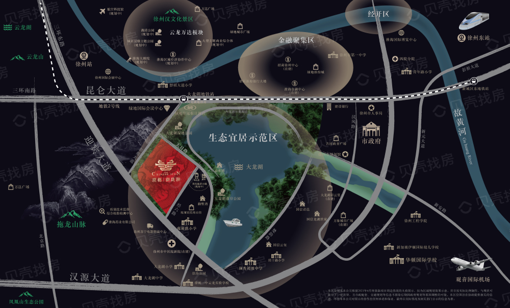 璞樾·御珑湖区位