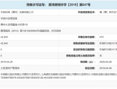 华润小径湾预售许可证