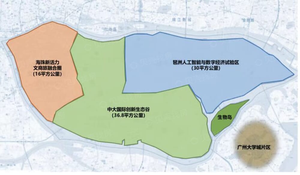 海珠新城区位