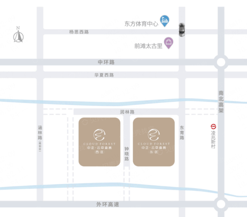 中企云萃森林区位