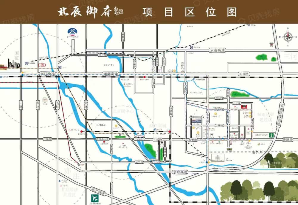 北辰御府区位