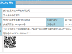 玉水金苑预售许可证