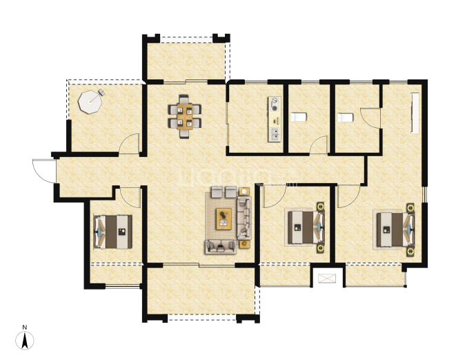 信保春风十里--建面 151m²