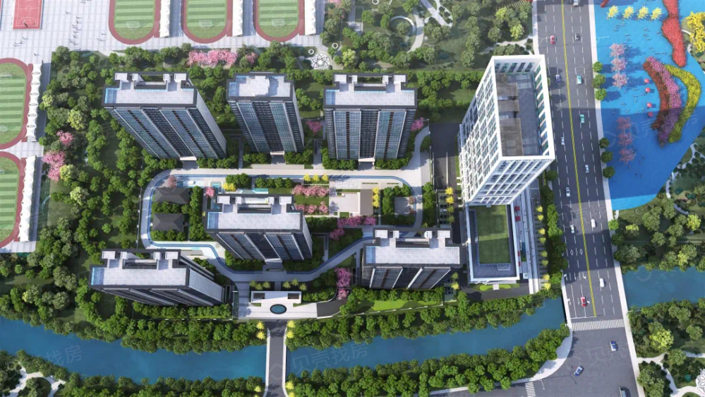 龙腾江河汇效果图