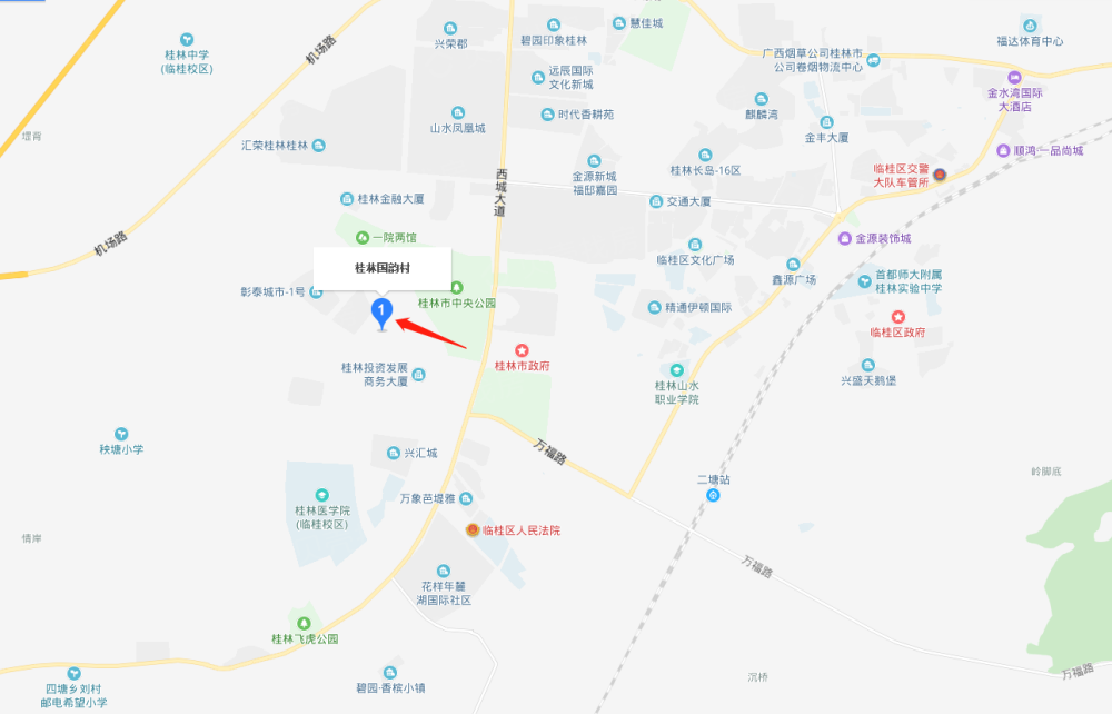 桂林国韵村区位