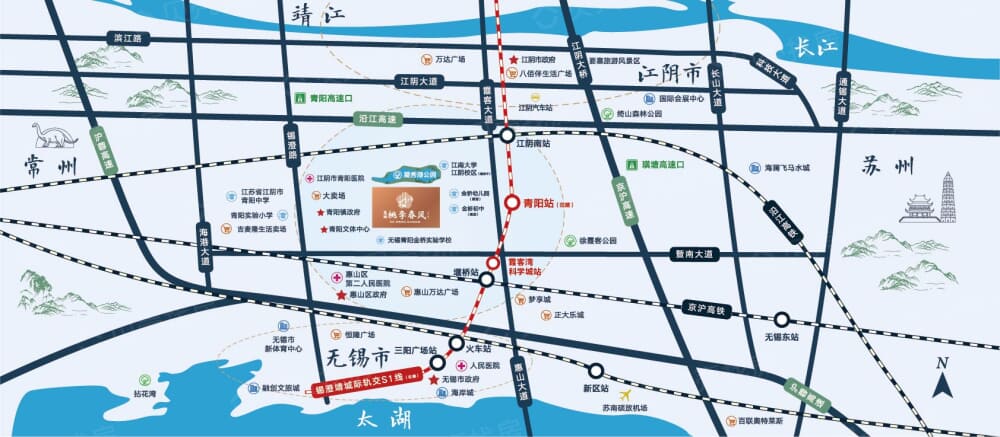 蓝城桃李春风区位