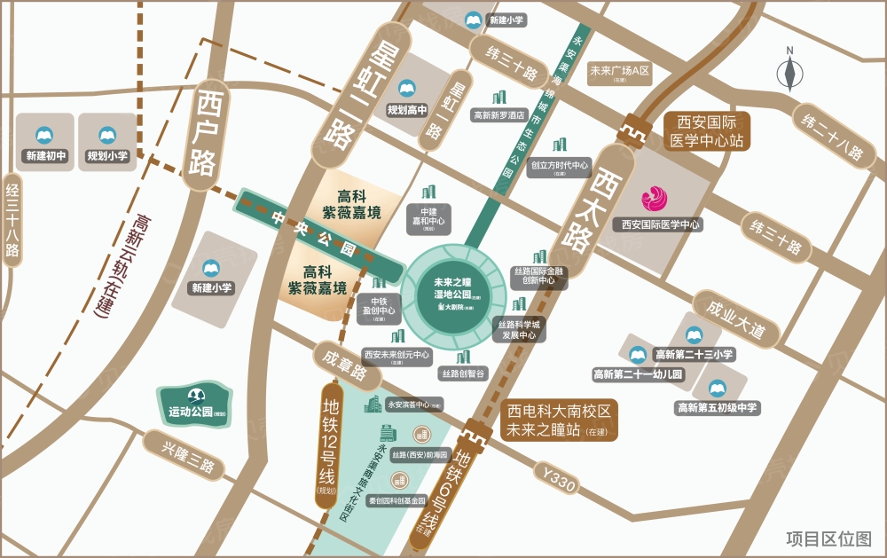 高科紫薇嘉境区位
