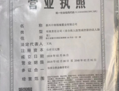 中南泷悦府开发商营业执照