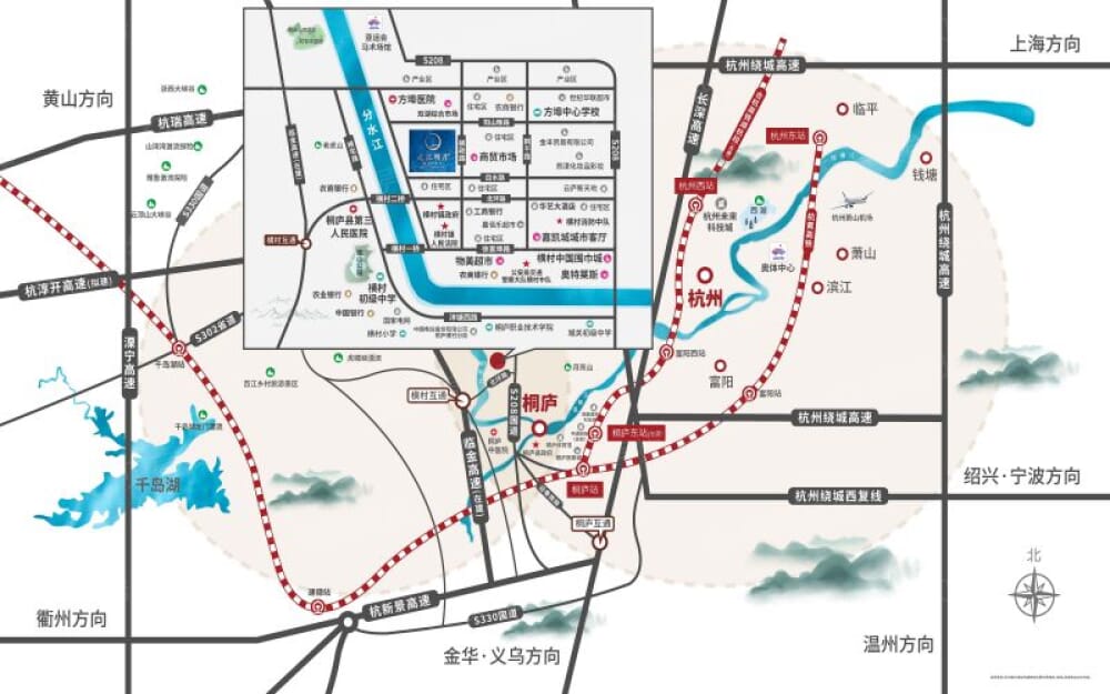 之江明月府区位